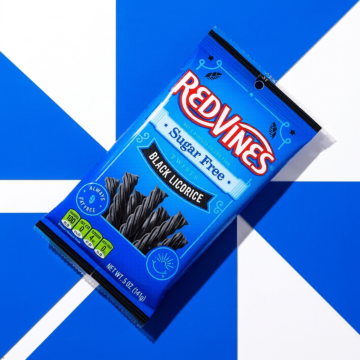 Sugar Free Red Vines Black Licorice Twists - 5-oz. Bag Red Vines