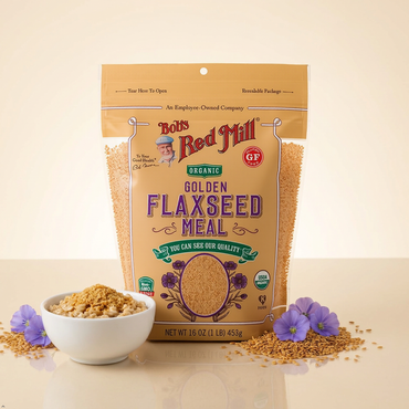 Bob's Red Mill Organic Golden Flaxseed Meal, 16 oz (Pack of 2) Bob's Red Mill