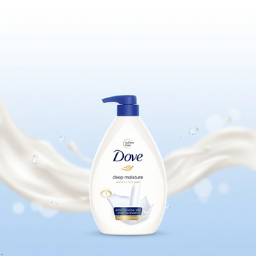 Dove Deep Moisture Body Wash, 34 oz Pump (Pack of 4)4 Dove