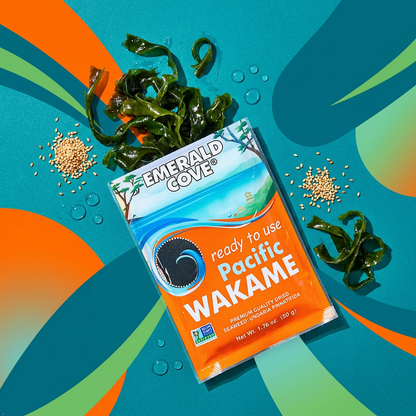 Emerald Cove Silver Grade Wakame (Dried Seaweed), 1.76-Ounce Bags (Pack of 6) Emerald Cove