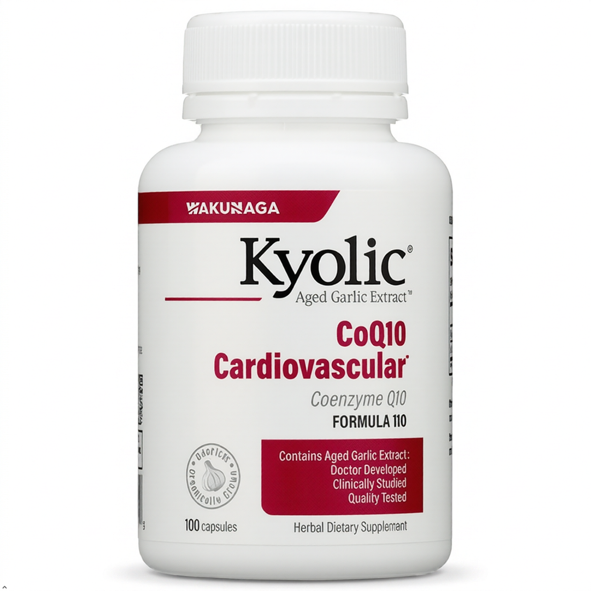 Kyolic Aged Garlic Extract Coq10 Cardiovascular\* Formula 110 100 Capsules Kyolic