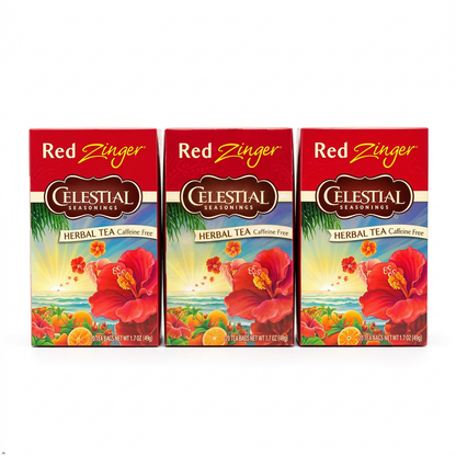 Celestial Seasonings Red Zinger Caffeine-Free Herbal Tea, 20 Bags (Pack of 3) Celestial Seasonings