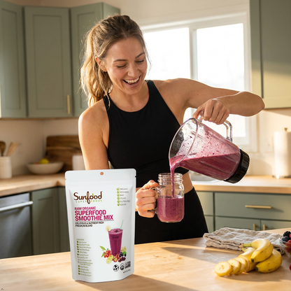 Sunfood Raw Organic Smoothie Mix, 8 oz Sunfood