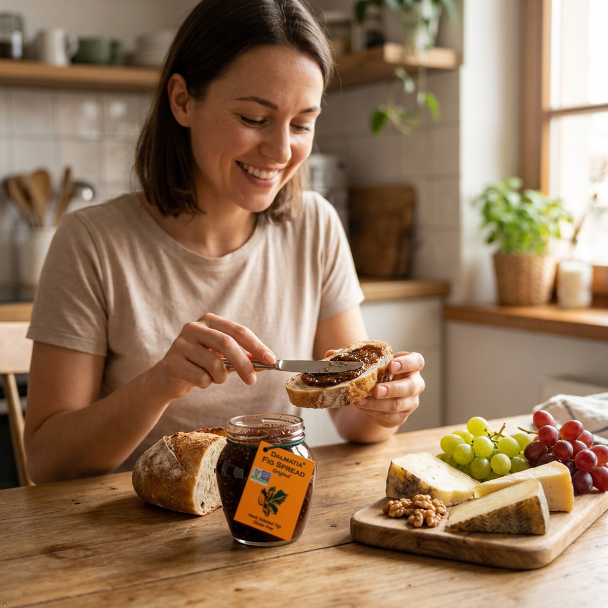 Dalmatia Fig Spread, 8.5 oz - All-Natural, Non-GMO, Award-Winning (Pack of 3) Dalmatia