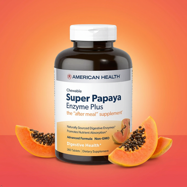 American Health Multi-Enzyme Plus, Super Papaya, 360 Count American Health