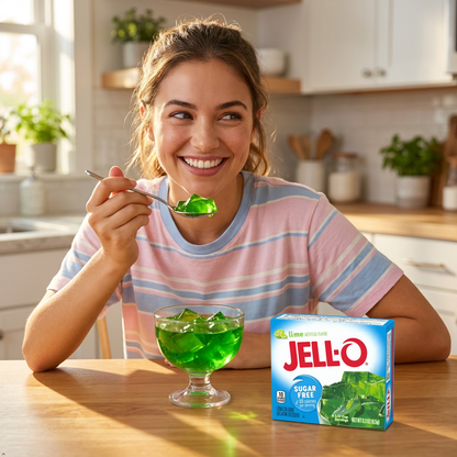 Jell-O Lime Gelatin Dessert Mix, 0.03 oz (Pack of 6) Jell-O