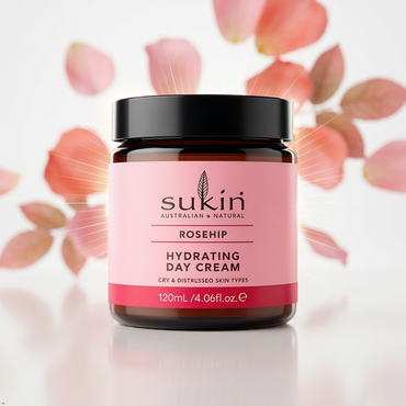 Sukin Rosehip Hydrating Day Cream for Dry Skin, 4.06 oz Sukin