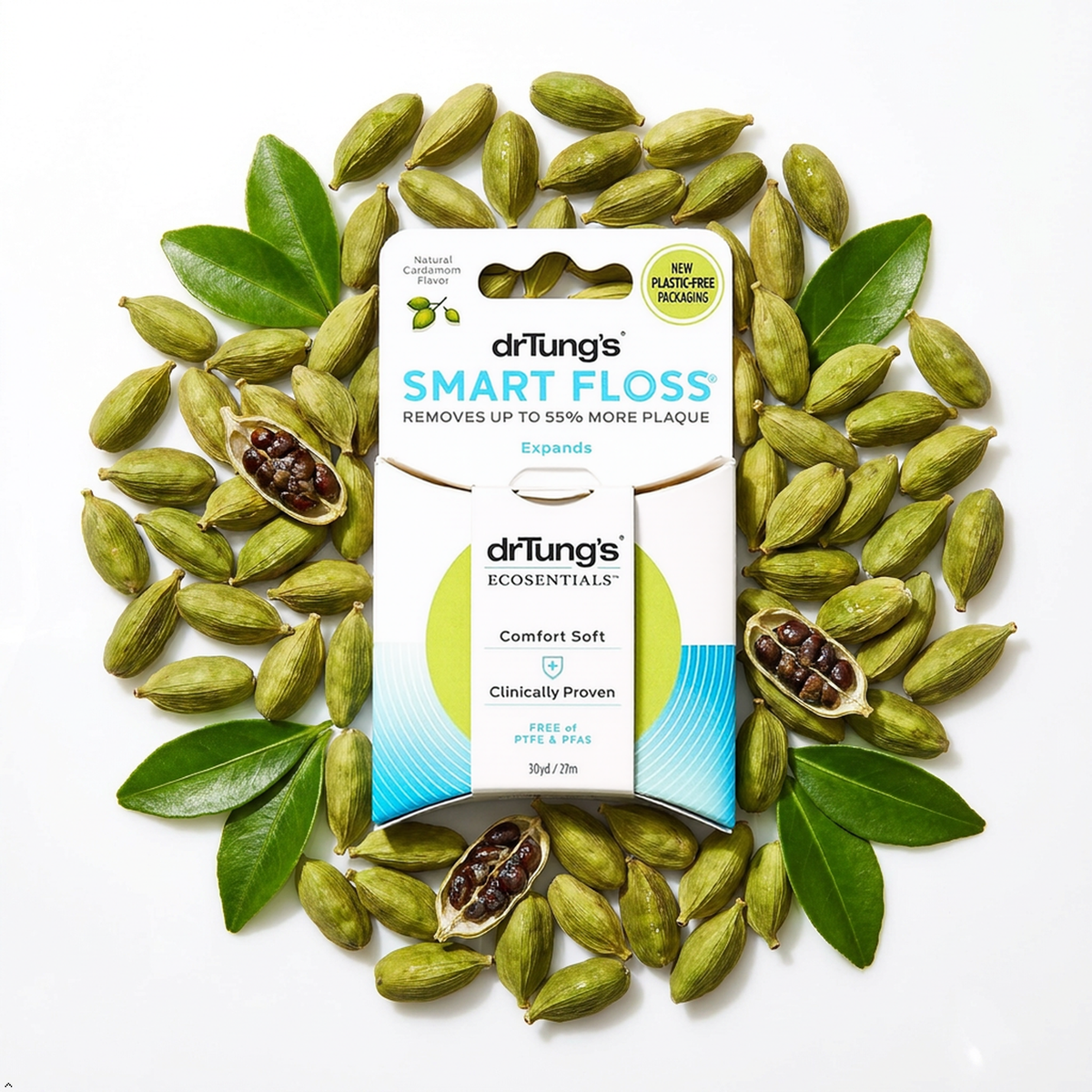 Dr. Tungs Smart Floss - 30 Yards - (Pack of 6) Dr. Tung's