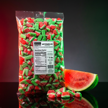 Kervan Watermelon Slices, Sour Gummy Candy, 5 lb Bulk Bag Kervan