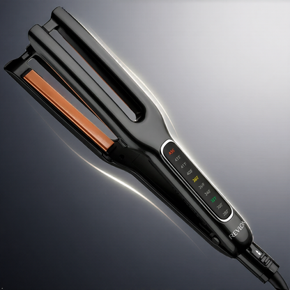 Revlon Double Straight Copper Ceramic Dual Plate Hair Straightener - Faster Revlon