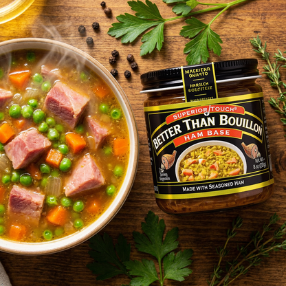 Better Than Bouillon Ham Base, Made with Seasoned Ham, Blendable (Pack of 2) Better Than Bouillon