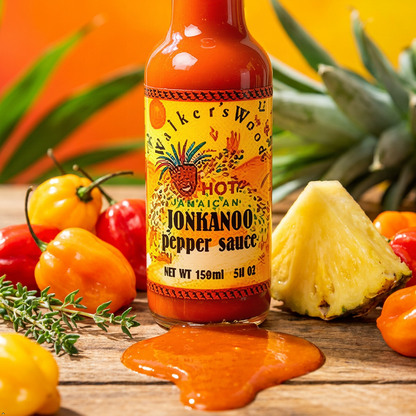 Walkerswood Jonkanoo Seriously Hot Jamaican Pepper Sauce - 5 oz (Pack of 2) Walkerswood