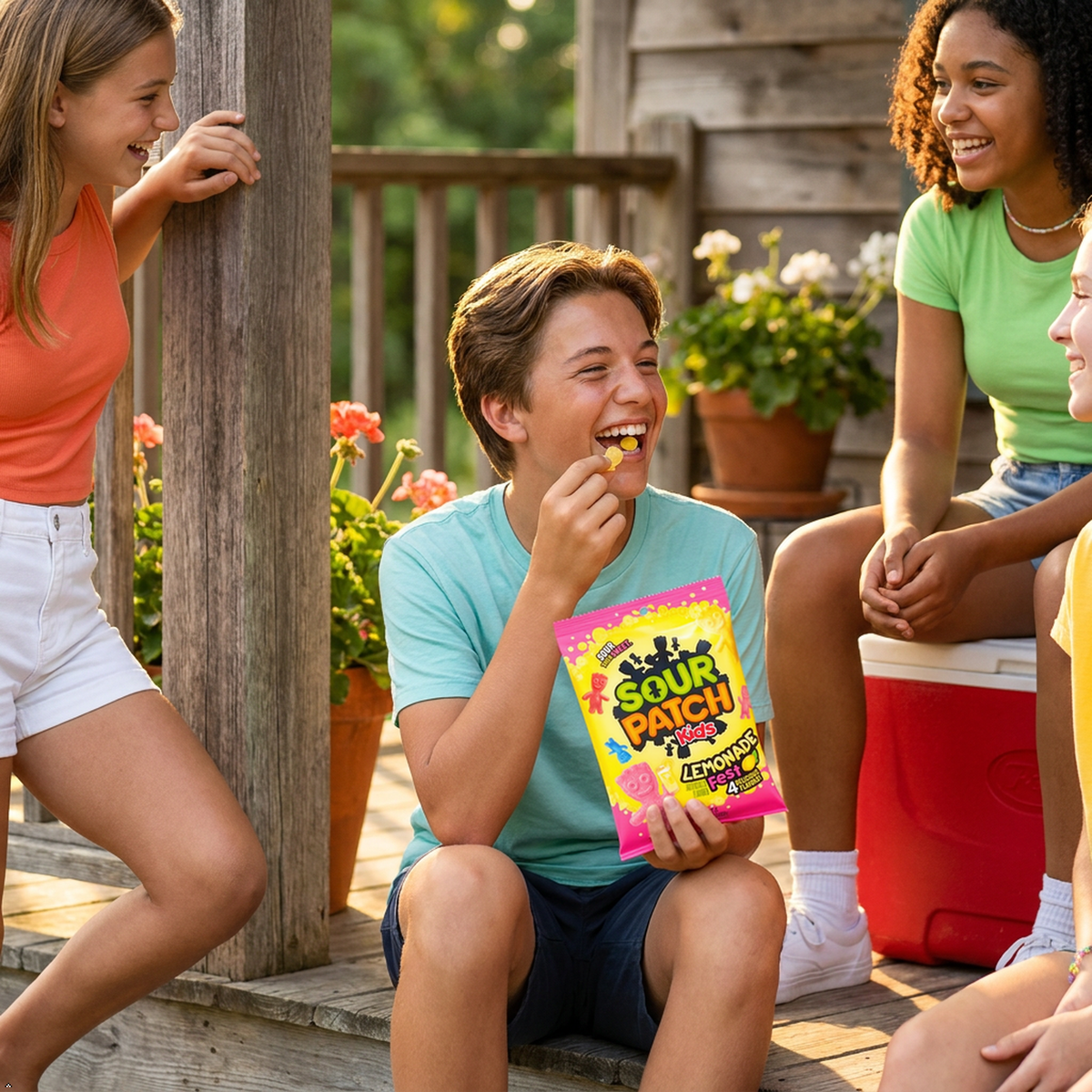 SOUR PATCH KIDS Lemonade Fest Soft & Chewy Gummy Candy, 8.02 oz SOUR PATCH KIDS