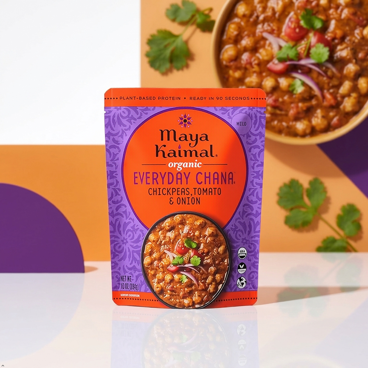 MAYA KAIMAL Organic Everyday Chana with Tomato + Onion, 10 oz Maya Kaimal