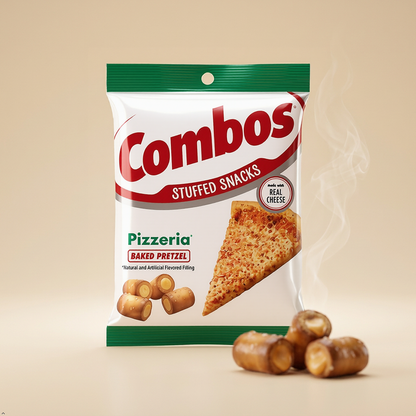 Combos, Pizzeria Pretzel Baked Snacks 6.3-Ounce COMBOS