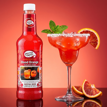 Master of Mixes Blood Orange Margarita Mix, 1 L / 33.8 fl oz Master of Mixes