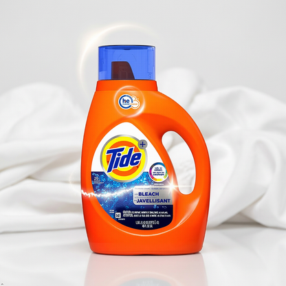 Tide Plus Bleach Alternative HE Liquid Laundry Detergent, 46 fl oz, 29 Loads Tide