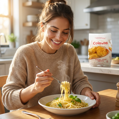 Colavita Pasta Nest Angel Hair 16 oz (Pack of 2) Colavita