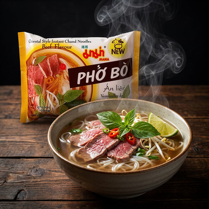 Instant Chand Pho Bo Beef Noodle Soup, 1.94 oz (Pack of 10) Chand