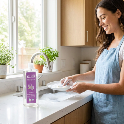 ECOS Hypoallergenic Dish Soap, Natural Lavender, 25 fl oz (Pack of 2) ECOS
