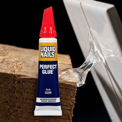 Liquid Nails Perfect Glue.75 oz Clear Interior and Exterior Adhesive Liquid Nails
