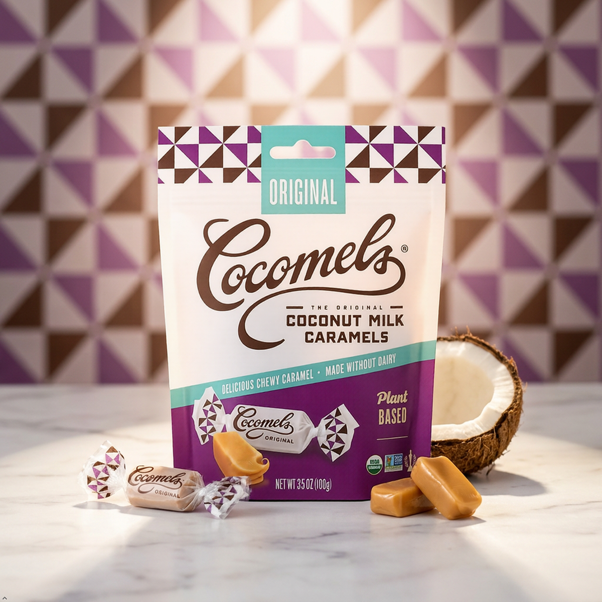 Cocomels Sea Salt Coconut Milk Caramels, 3.5 oz Cocomels