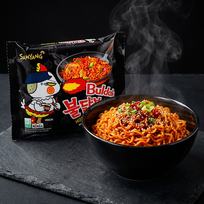Samyang Ramen/ Spicy Chicken Roasted Noodles, 4.93 oz (Pack of 5) Samyang