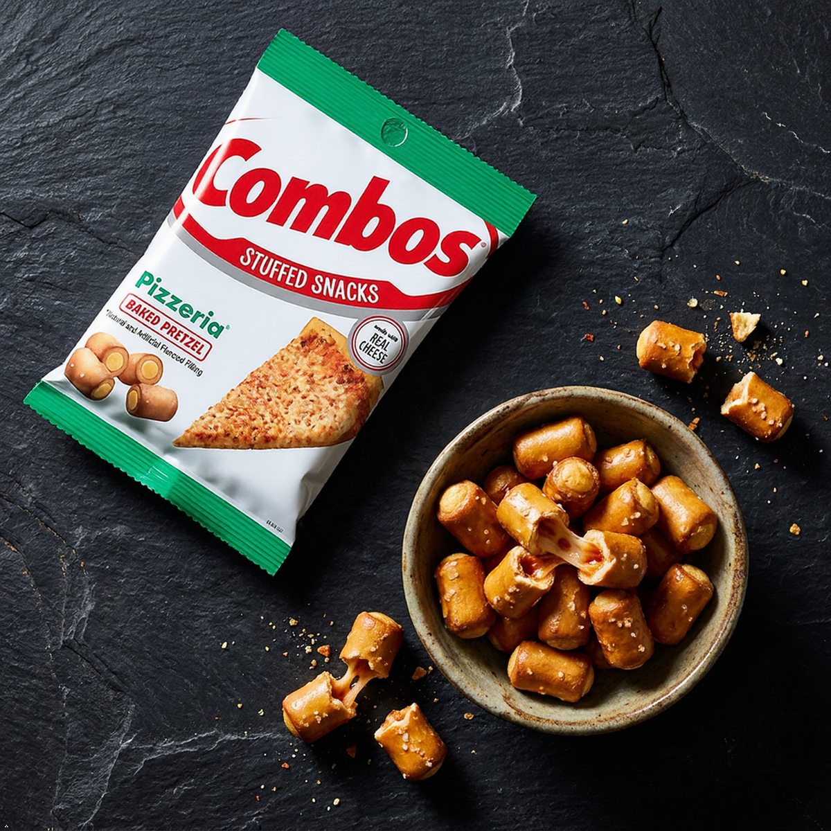 Combos, Pizzeria Pretzel Baked Snacks 6.3-Ounce COMBOS