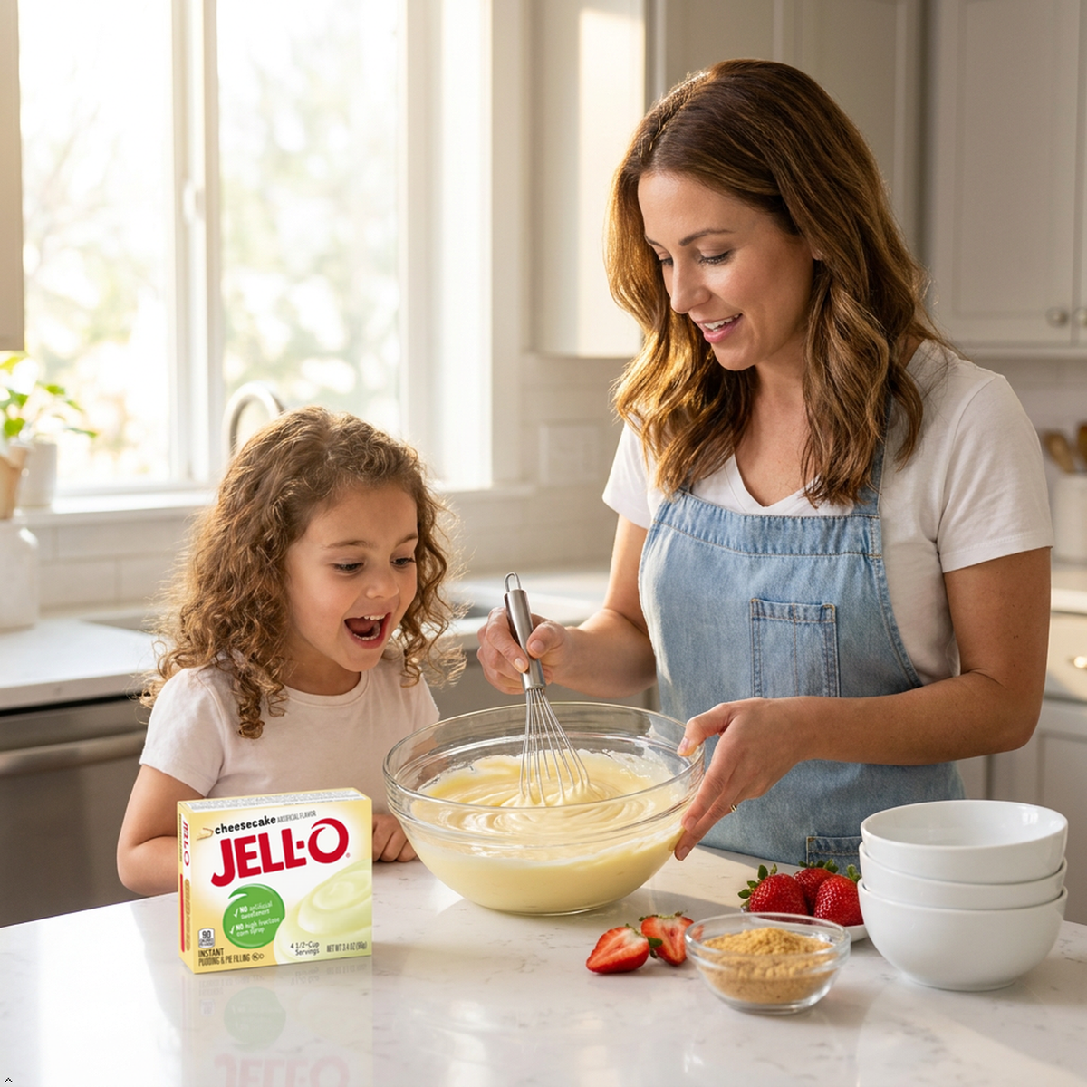 Jell-O Instant Pudding & Pie Filling, Cheesecake Flavored, Fat (Pack of 3) Jell-O