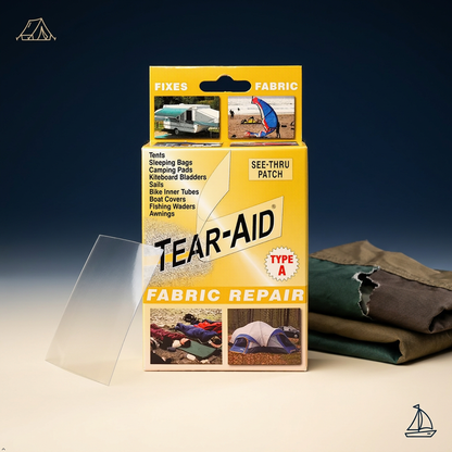 Tear-AID D-KIT-A01-100 Fabric Repair Kit, A, Clear Tear-Aid
