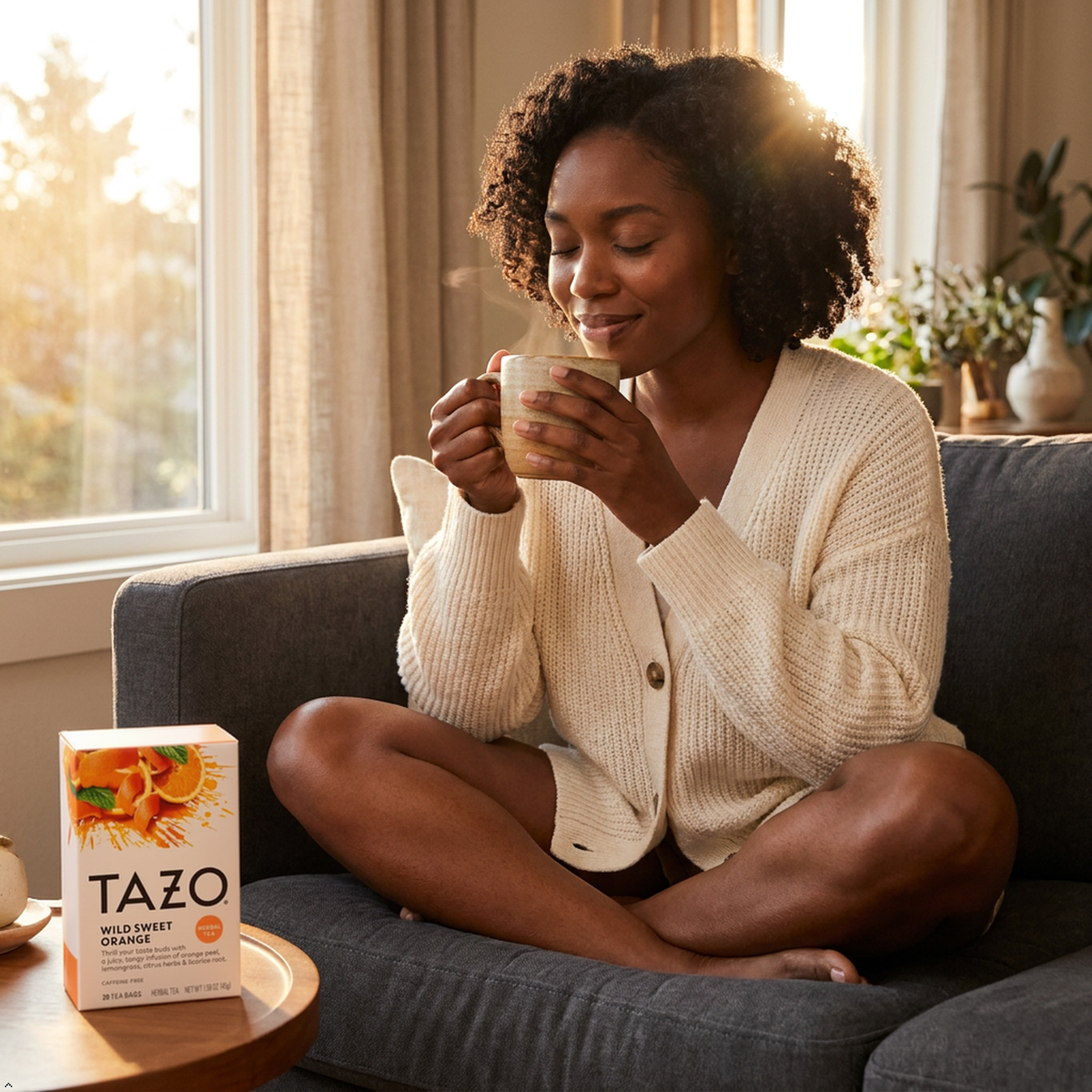 Tazo Wild Sweet Orange Herbal Tea, 20 Count (Pack of 2) Tazo