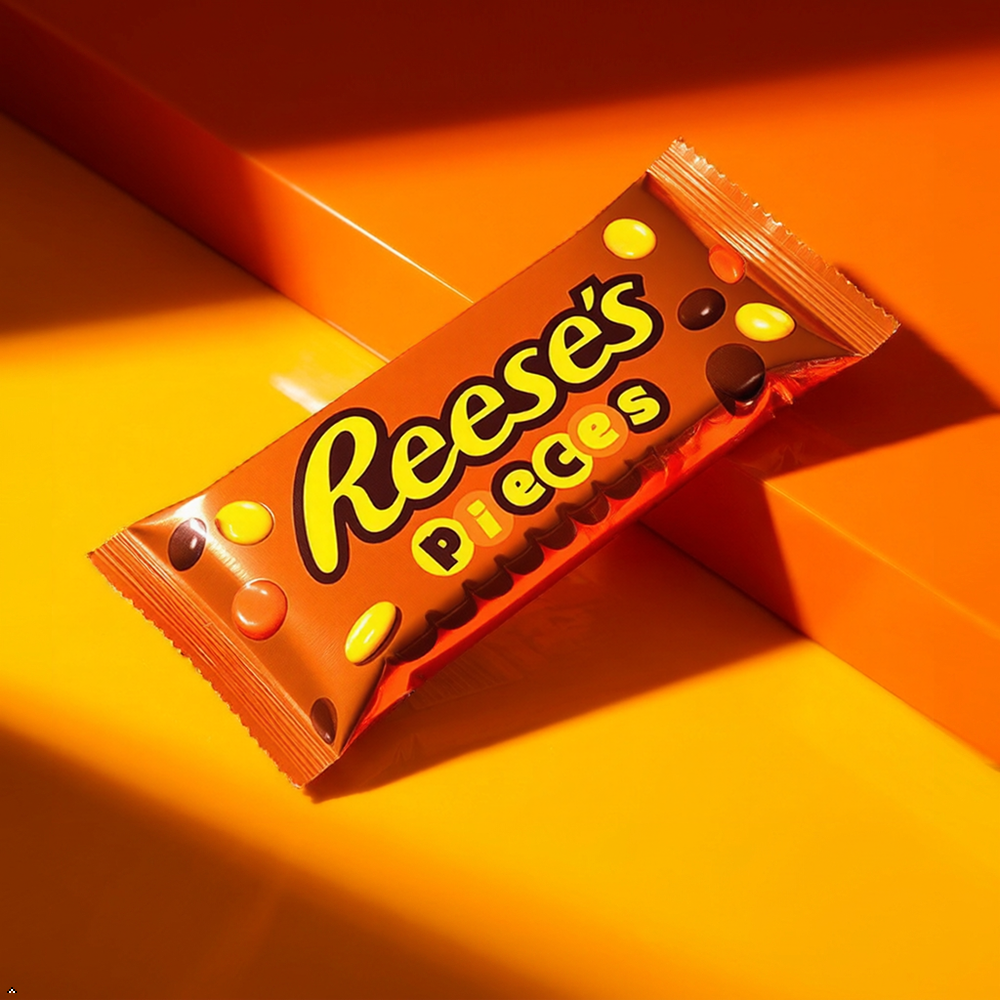 REESE'S PIECES Peanut Butter Candy, 1.53 oz Bags, 18 Count Reese's