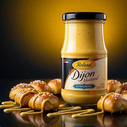 Roland Extra Strong Dijon Mustard, 13.oz Roland