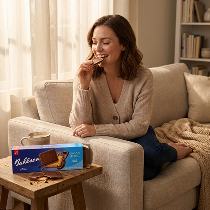 Bahlsen Choco Leibniz Milk Cookies Leibniz Butter Biscuits topped (Pack of 3) Bahlsen