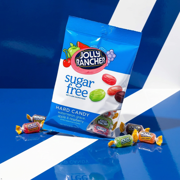 Jolly Rancher Sugar Free Hard Candy Assortment Peg Bag - 3.6 oz - (Pack of 2) Jolly Rancher