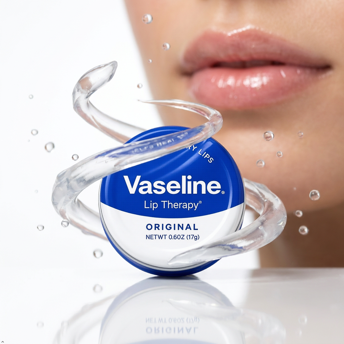 Vaseline Therapy Lip Balm Tin, Original, 0.6 oz (Pack of 3) Vaseline