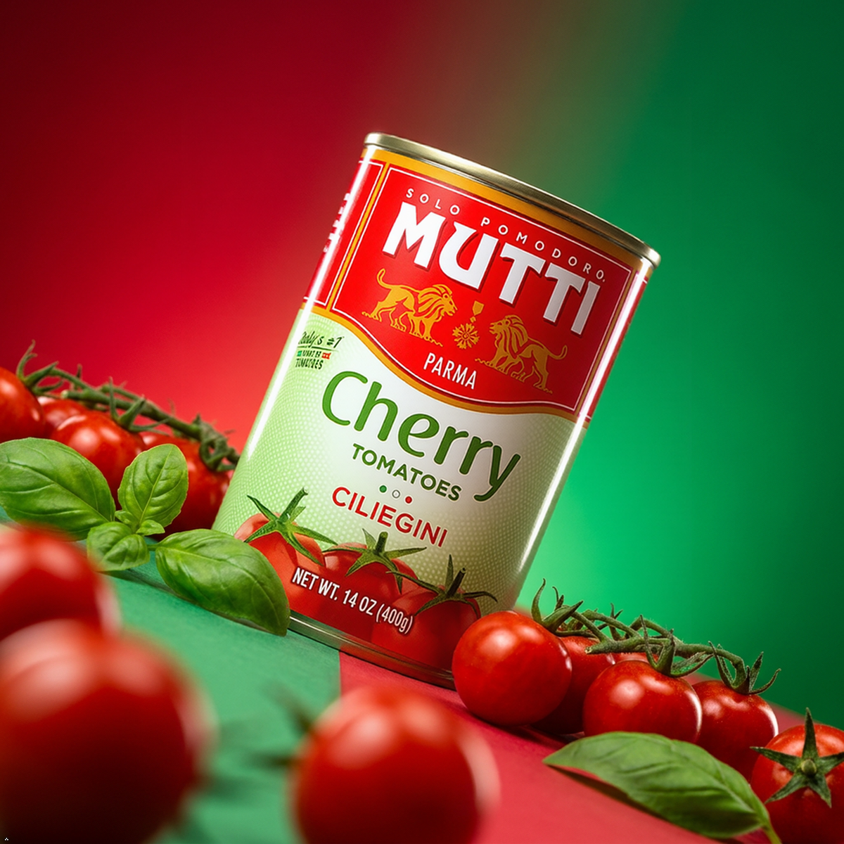 Mutti Cherry Tomatoes (Ciliegini), 14 oz (Pack of 12) Mutti