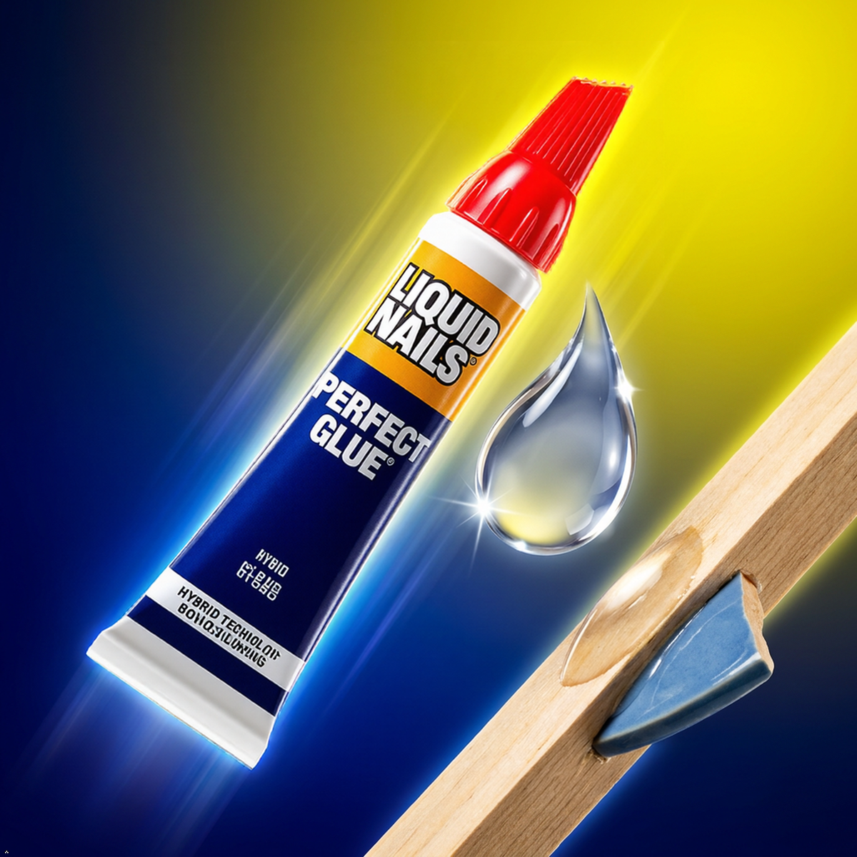 Liquid Nails Perfect Glue.75 oz Clear Interior and Exterior Adhesive Liquid Nails