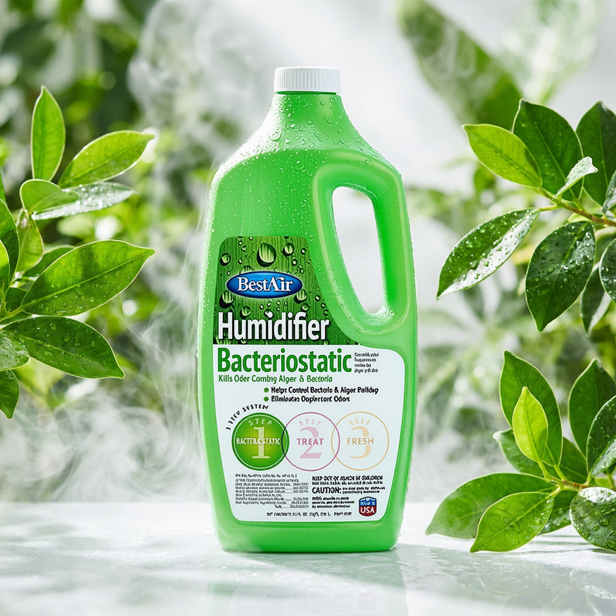 BestAir 3BT Humidifier Bacteriostatic Water Treatment, 32 fl oz (Pack of 3) BestAir