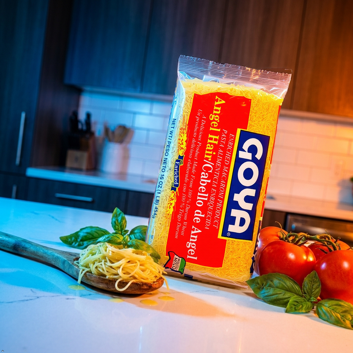 Goya Angel Hair Pasta, 1 Pound Goya