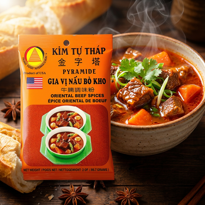 Gia Vi Nau Bo Kho Vietnamese Beef Stew Seasoning (Pack of 3) Oriental