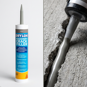 DRYLOK Masonry Crack Filler, Gray, 10.5 fl oz DRYLOK