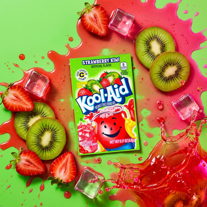 Kool Aid Strawberry Kiwi Drink Mix, Makes 2 Quarts (96 Packets) Kool-Aid