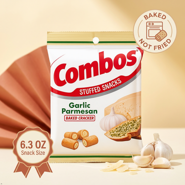 COMBOS PARMESAN GARLIC PEG PACK 6.3 oz COMBOS