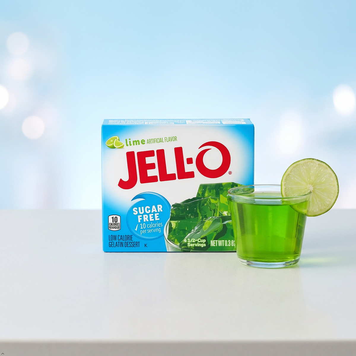 Jell-O Lime Gelatin Dessert Mix, 0.03 oz (Pack of 6) Jell-O