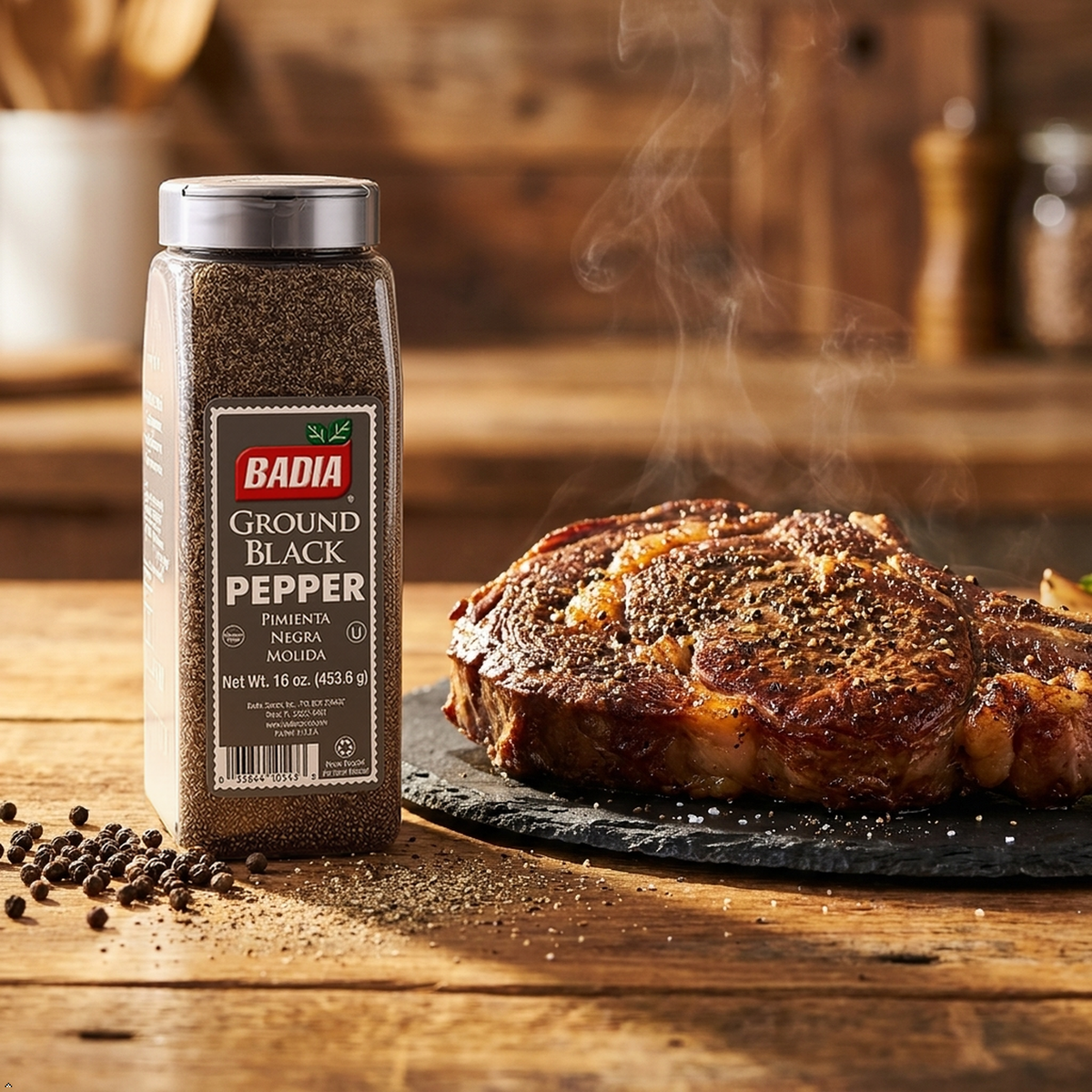 Badia Ground Black Pepper, 16 oz Badia