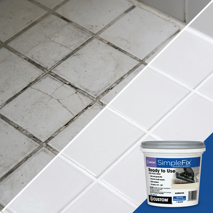 Custom Building Products SimpleFix Indoor Alabaster Grout 1 qt. Custom Building Products