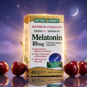 Nature's Bounty Melatonin Quick Dissolve 10 mg Tablets, 45 Count Nature's Bounty