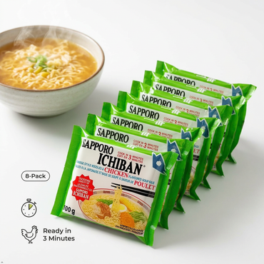 Sapporo Ichiban Japanese Style Noodles and Chicken Flavored Soup, 3.5-Ounce Sapporo Ichiban