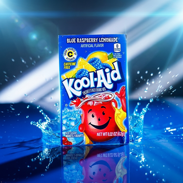 Kool-Aid Ice Blue Raspberry Lemonade Unsweetened Soft Drink Mix, 0.14-Ounce Kool-Aid